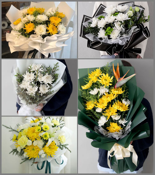 河北沧州白事花束代送